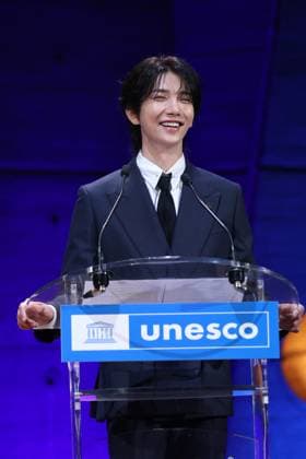 UNESCO & K-pop Band SEVENTEEN Support Youth-led Projects - Paris Joshua Hong attend attend the launch of the Global Youth Grant Scheme Scale-Up Phase at UNESCO on June 25, 2026 in Paris, France. Photo by Jerome Domine ABACAPRESS.COM Paris France  Copyright: xDominexJerome ABACAx