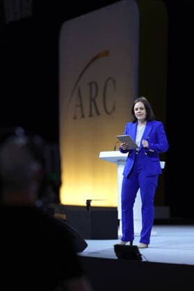 Kate Forbes speaks at the Alliance for Responsible Citizenship Conference 2026. Image Licensed to Parsons Media. 25 06 2026. London, United Kingdom. The Alliance for Responsible Citizenship Conference 2026.  Copyright: xAndrewxParsonsx xParsonsxMediax PAR-9218-0027