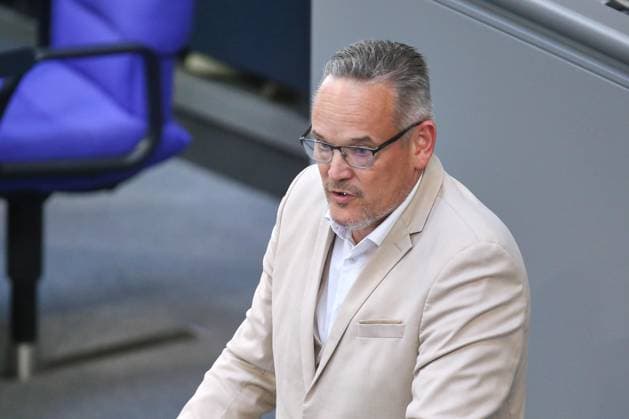 Berlin, Deutschland, 25.06.2026: Deutscher Bundestag: 86. Bundestagssitzung: Martin Reichardt, AfD *** Berlin, Germany, June 25, 2026 German Bundestag 86th Session of the Bundestag Martin Reichardt, AfD Copyright: xdtsxNachrichtenagenturx dts_125053