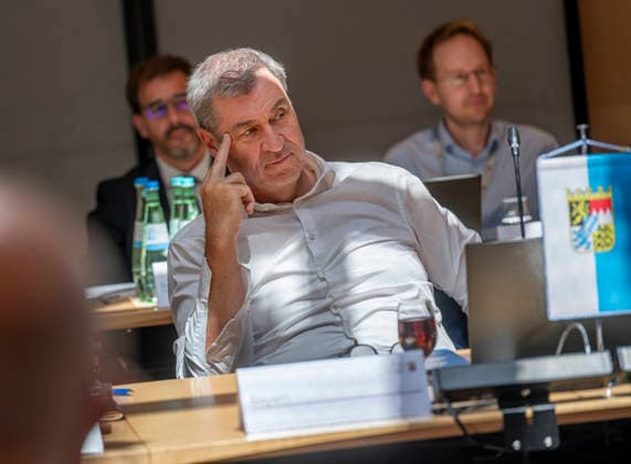 Markus Söder EUR, Deutschland, Berlin, 25.06.2026: Markus Söder Ministerpräsident Bayern. Konferenz der Regierungschefinnen und Regierungschef der Länder im Bundesrat. Unter Vorsitz des Ministerpräsidenten Gordon Schnieder (CDU). *** Markus Söder, EUR, Germany, Berlin, June 25, 2026 Markus Söder, Minister-President of Bavaria Conference of State Leaders in the Bundesrat Chaired by Minister-President Gordon Schnieder, CDU