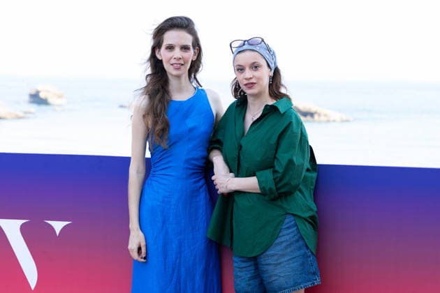 Biarritz Film Festival New Waves Photocall on June 25 Director Marion le Coroller and actress Mara Taquin attend the photocall for her latest film, *Sanguine*, during the New Waves Biarritz Film Festival 457638 June 25, 2026 France  Copyright: xIvankaxVoisinx xStarfacex STAR_457638_018