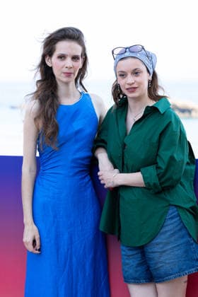 Biarritz Film Festival New Waves Photocall on June 25 Director Marion le Coroller and actress Mara Taquin attend the photocall for her latest film, *Sanguine*, during the New Waves Biarritz Film Festival 457638 June 25, 2026 France  Copyright: xIvankaxVoisinx xStarfacex STAR_457638_019