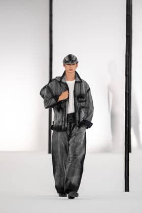 PFW - Issey Miyake - Runway A model presents a creation by IM Issey Miyake Men Miyake Design Studio team as part of their Menswear Spring-Summer 2027 collection show for fashion house Issey Miyake during Men s Fashion Week in Paris, France, June 25, 2026. Photo by Alexis Jumeau ABACAPRESS.COM Paris France  Copyright: xJumeauxAlexis ABACAx