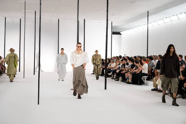 PFW - Issey Miyake - Runway A model presents a creation by IM Issey Miyake Men Miyake Design Studio team as part of their Menswear Spring-Summer 2027 collection show for fashion house Issey Miyake during Men s Fashion Week in Paris, France, June 25, 2026. Photo by Alexis Jumeau ABACAPRESS.COM Paris France  Copyright: xJumeauxAlexis ABACAx