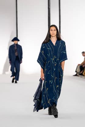 PFW - Issey Miyake - Runway A model presents a creation by IM Issey Miyake Men Miyake Design Studio team as part of their Menswear Spring-Summer 2027 collection show for fashion house Issey Miyake during Men s Fashion Week in Paris, France, June 25, 2026. Photo by Alexis Jumeau ABACAPRESS.COM Paris France  Copyright: xJumeauxAlexis ABACAx