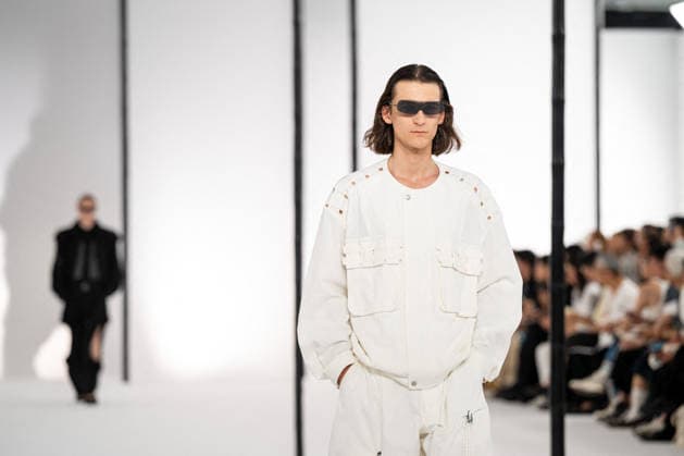 PFW - Issey Miyake - Runway A model presents a creation by IM Issey Miyake Men Miyake Design Studio team as part of their Menswear Spring-Summer 2027 collection show for fashion house Issey Miyake during Men s Fashion Week in Paris, France, June 25, 2026. Photo by Alexis Jumeau ABACAPRESS.COM Paris France  Copyright: xJumeauxAlexis ABACAx