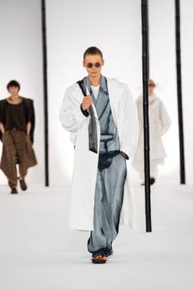 PFW - Issey Miyake - Runway A model presents a creation by IM Issey Miyake Men Miyake Design Studio team as part of their Menswear Spring-Summer 2027 collection show for fashion house Issey Miyake during Men s Fashion Week in Paris, France, June 25, 2026. Photo by Alexis Jumeau ABACAPRESS.COM Paris France  Copyright: xJumeauxAlexis ABACAx
