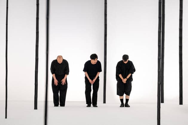 PFW - Issey Miyake - Runway Yuki Itakura, Sen Kawahara, Nobutaka Kobayashi and IM Issey Miyake Men Miyake Design Studio team as part of their Menswear Spring-Summer 2027 collection show for fashion house Issey Miyake during Men s Fashion Week in Paris, France, June 25, 2026. Photo by Alexis Jumeau ABACAPRESS.COM Paris France  Copyright: xJumeauxAlexis ABACAx