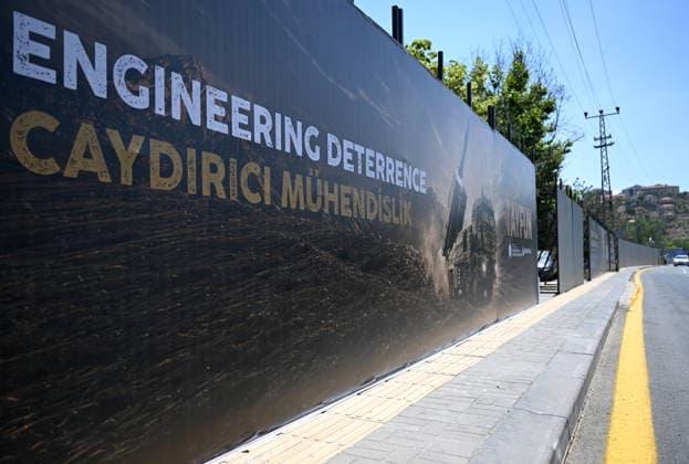 Preparations continue ahead of the NATO Summit in the capital Ankara ANKARA, TURKIYE - JUNE 25: A billboard bearing the slogan Engineering Deterrence is seen at various points along the boulevard on the protocol route ahead of the NATO Summit as preparations continue in Ankara, Turkiye, on June 25, 2026. Rasit Aydogan Anadolu Ankara Turkey. Editorial use only. Please get in touch for any other usage.  Copyright: x2026xAnadoluxRasitxAydoganx
