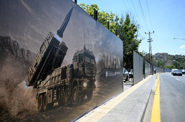 Preparations continue ahead of the NATO Summit in the capital Ankara ANKARA, TURKIYE - JUNE 25: A billboard bearing the slogan Engineering Deterrence is seen at various points along the boulevard on the protocol route ahead of the NATO Summit as preparations continue in Ankara, Turkiye, on June 25, 2026. Rasit Aydogan Anadolu Ankara Turkey. Editorial use only. Please get in touch for any other usage.  Copyright: x2026xAnadoluxRasitxAydoganx