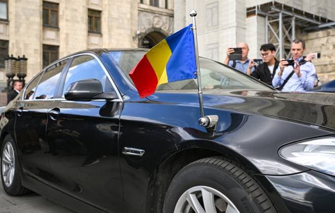 Russia Romania Ambassador 9195175 25.06.2026 The car carrying Romanian Ambassador to Russia Cristian Istrate leaves the Russian Foreign Ministry headquarters, in Moscow, Russia. Russia s Foreign Ministry said on June 25 that it had summoned the ambassador to protest against Bucharest s decision to close down Russia s consulate in Constanta. Romania said it would close the consulate after complaining that a Russian drone had fallen onto the roof of an apartment block. Kirill Zykov Sputnik Moscow Russia  Copyright: xKirillxZykovx