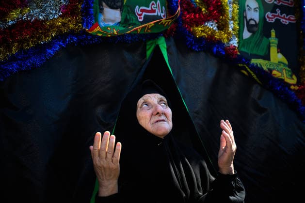 Hazrat Hussein commemorated with the Universal Ashura Mourning Ceremony in Istanbul ISTANBUL, TURKIYE - JUNE 25: People attend a commemoration ceremony of Hazrat Hussein, the grandson of the Prophet Muhammad, and his 71 companions who were martyred in Karbala on the 1,387th anniversary of their martyrdom during the Universal Ashura Mourning Ceremony at the Yahya Kemal Beyatli Performance Center in Istanbul, Turkiye, on June 25, 2026. Arif Hudaverdi Yaman Anadolu Istanbul Turkey. Editorial use only. Please get in touch for any other usage.  Copyright: x2026xAnadoluxArifxHudaverdixYamanx