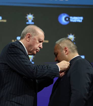 Turkish President Recep Tayyip Erdogan ANKARA, TURKIYE - JUNE 25: (----EDITORIAL USE ONLY - MANDATORY CREDIT - TURKISH PRESIDENCY MUSTAFA KAMACI HANDOUT - NO MARKETING NO ADVERTISING CAMPAIGNS - DISTRIBUTED AS A SERVICE TO CLIENTS----) Turkish President Recep Tayyip Erdogan attends a meeting with Provincial Heads at AK Party Congress Center in Ankara, Turkiye on June 25, 2025. TUR Presidency Mustafa Kamaci Anadolu Ankara Turkey. Editorial use only. Please get in touch for any other usage.  Copyright: x2026xAnadoluxTURxPresidencyx xMustafaxKamacix