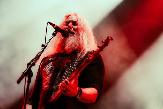 Mastodon live at Copenhell 2026 Copenhagen, Denmark. 24th, June 2026. The American metal band Mastodon performs a live concert during the Danish heavy metal festival Copenhell 2026 in Copenhagen. Here vocalist and bass player Troy Sanders is seen live on stage. Denmark, Copenhagen  Copyright: xGonzalesxPhoto MathiasxKristensenx