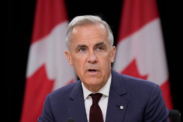 June 25, 2026, Ottawa, On, Canada: Prime Minister Mark Carney speaks at a news conference at the National Press Theatre in Ottawa, Thursday, June 25, 2026. Ottawa Canada  - ZUMAc35_ 20260625_zaf_c35_001 Copyright: xAdrianxWyldx