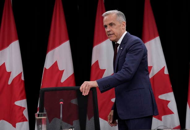 June 25, 2026, Ottawa, On, Canada: Prime Minister Mark Carney is seen at a news conference at the National Press Theatre in Ottawa, Thursday, June 25, 2026. Ottawa Canada  - ZUMAc35_ 20260625_zaf_c35_003 Copyright: xAdrianxWyldx