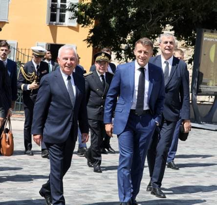 French-Italian Summit in Antibes PHOTOPQR NICE MATIN Patrice Lapoirie Antibes June 25, 2026 Antibes Emmanuel Macron Welcomes Giorgia Meloni for a French-Italian Summit Antibes, France  Copyright: xPHOTOPQR NICExMATIN MAXPPPxPatricexLapoiriex 20260625NIM1404 20260625NIM1402