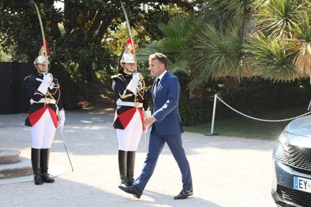 French-Italian Summit in Antibes PHOTOPQR NICE MATIN Patrice Lapoirie Antibes June 25, 2026 Antibes Emmanuel Macron Welcomes Giorgia Meloni for a French-Italian Summit Antibes, France  Copyright: xPHOTOPQR NICExMATIN MAXPPPxPatricexLapoiriex 20260625NIM1404 20260625NIM1404