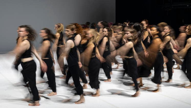 June 25, 2026, London, London, UK: LONDON, UK. The cast performs at the Southbank CentreÃ¢â‚¬â ¢s Queen Elizabeth Hall during the UK premiere of Ã¢â‚¬ËœColossusÃ¢â‚¬â ¢ by Australian choreographer Stephanie Lake. Fifty final year students from London Contemporary Dance School at The Place are performing in a show, 25 to 27 June, which is part of the Southbank CentreÃ¢â‚¬â ¢s 75th anniversary programme. London UK  - ZUMAl94_ 20260625_zaf_l94_036 Copyright: xStephenxChungx