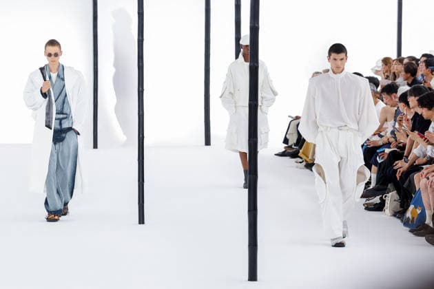 Issey Miyake Ready-to-Wear Men’s Spring Summer 2027 Fashion Show during Paris Fashion Week at the Césure Cultural Center in Paris, France, on June 24, 2026 Bestimage Runway during the Issey Miyake Men’s Spring Summer 2027 fashion show as part of Paris Fashion Week on June 24, 2026 in Paris, France Paris France  Copyright: xAgencex xBestimagexAgencex xBestimagex