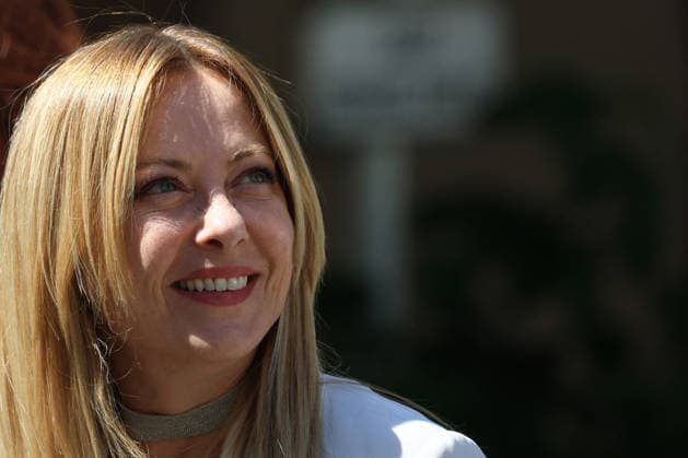 36th Franco-Italian Summit - Antibes Italian Prime Minister Giorgia Meloni arrives for a visit at the Picasso Museum as part of a Franco-Italian summit in Antibes, south of France, June 25, 2026. Photo by Manon Cruz Pool ABACAPRESS.COM Antibes France  Copyright: xCruzxManon Pool ABACAx