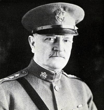 RECORD DATE NOT STATED Photographic portrait of John J. Pershing Photographic portrait of John J. Pershing (1860-1948) a senior United States Army officer. Dated 20th century Editorial use only. All other uses to be cleared with the copyright owner (World History Archive), in advance., WHA_102_0498.jpg, John J. Pershing; United States Army officer; portrait; photograph; 20th century; military leader; American general; historical figure; military uniform; distinguished; senior officer; military history; American history; World War I; commander; military service; military career; American hero; military strategist; military commander; military leader; American military; military personnel; military veteran; military portrait; military rank; m Copyright: xx