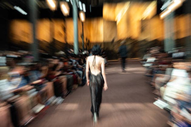 PFW Amiri Runway Menswear NB A model walks the runway during the Amiri Menswear Spring Summer 2027 show as part of Paris Fashion Week on June 25, 2026 in Paris, France. Photo by Nasser Berzane ABACAPRESS.COM Paris France  Copyright: xBerzanexNasser ABACAx