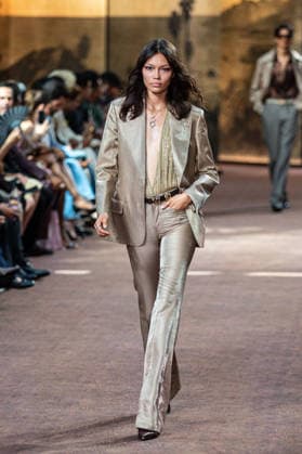 PFW Amiri Runway Menswear NB A model walks the runway during the Amiri Menswear Spring Summer 2027 show as part of Paris Fashion Week on June 25, 2026 in Paris, France. Photo by Nasser Berzane ABACAPRESS.COM Paris France  Copyright: xBerzanexNasser ABACAx
