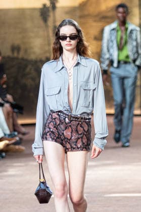 PFW Amiri Runway Menswear NB A model walks the runway during the Amiri Menswear Spring Summer 2027 show as part of Paris Fashion Week on June 25, 2026 in Paris, France. Photo by Nasser Berzane ABACAPRESS.COM Paris France  Copyright: xBerzanexNasser ABACAx