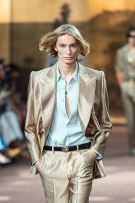 PFW Amiri Runway Menswear NB A model walks the runway during the Amiri Menswear Spring Summer 2027 show as part of Paris Fashion Week on June 25, 2026 in Paris, France. Photo by Nasser Berzane ABACAPRESS.COM Paris France  Copyright: xBerzanexNasser ABACAx