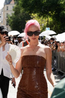 Guest at the Amiri Spring Summer 2027 Men’s Ready-to-Wear show at the Carreau du Temple during Paris Fashion Week (PFW), June 25, 2026 Tiphaine Lebely Bestimage Celebrities at the Amiri Spring Summer 2027 Men’s Ready-to-Wear show at the Carreau du Temple during Paris Fashion Week (PFW) in Paris, France  Copyright: xTiphainexLebelyx xBestimagexTiphainexLebelyx xBestimagex