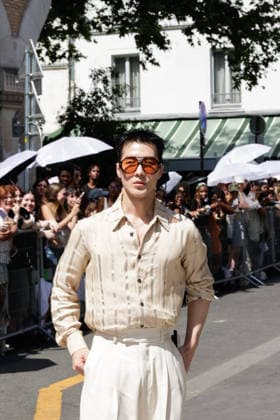 Lo Hahn Lee at the Amiri Spring Summer 2027 Men’s Ready-to-Wear show at the Carreau du Temple during Paris Fashion Week (PFW), June 25, 2026 Tiphaine Lebely Bestimage Celebrities at the Amiri Spring Summer 2027 Men’s Ready-to-Wear show at the Carreau du Temple during Paris Fashion Week (PFW) in Paris, France  Copyright: xTiphainexLebelyx xBestimagexTiphainexLebelyx xBestimagex