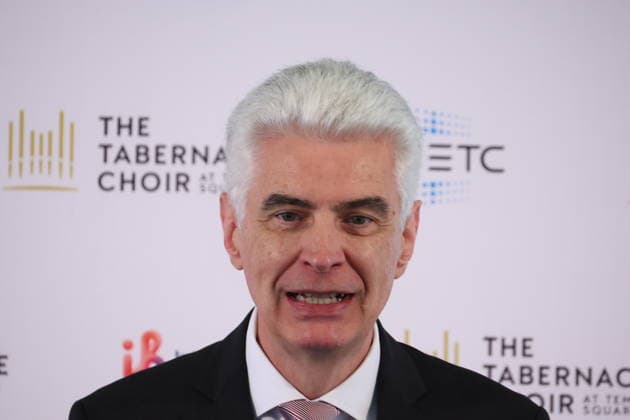 Los Angeles CA June 25: Elder Gerald Causse at The Tabernacle Choir & Orchestra at Temple Sqaure conference on June 25, 2026 Credit: USA  - ZUMAa123 20260625_zaa_a123_053 Copyright: xAdMediax