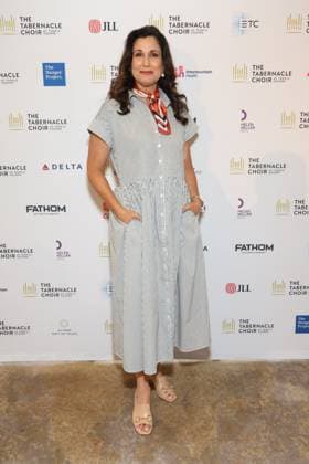 Los Angeles CA June 25: Stephanie Block at The Tabernacle Choir & Orchestra at Temple Sqaure conference on June 25, 2026 Credit: USA  - ZUMAa123 20260625_zaa_a123_090 Copyright: xAdMediax