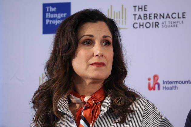 Los Angeles CA June 25: Stephanie Block at The Tabernacle Choir & Orchestra at Temple Sqaure conference on June 25, 2026 Credit: USA  - ZUMAa123 20260625_zaa_a123_023 Copyright: xAdMediax
