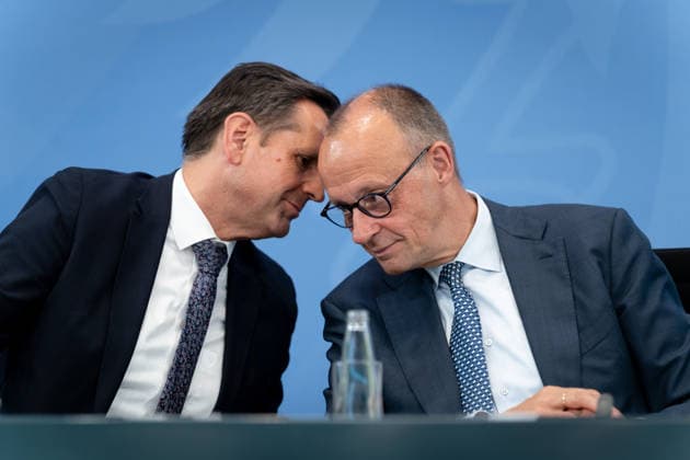 Sitzung, MPK, Berlin MPK, Berlin, Regierungschefinnen und Regierungschefs der Länder, Kanzleramt, Bundeskanzler, Friedrich Merz, Ministerpräsident, Olaf Lies Berlin Berlin GER *** Meeting, MPK, Berlin MPK, Berlin, Heads of State and Government of the Federal States, Federal Chancellery, Federal Chancellor, Friedrich Merz, Minister-President, Olaf Lies Berlin Berlin GER