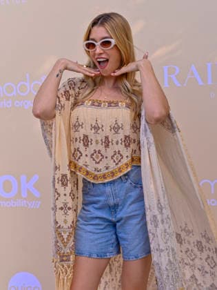 June 25, 2026, Madrid, Madrid, Spain: EVA SORIANO attend the photocall for the new edition of DULCEIDA Ã¢â‚¬oe Rainbow Ã¢â‚¬Â as part of the official MADO 2026 program at Las Brasas del Mentidero on June 25, 2026, in Madrid, Spain. Madrid Spain  - ZUMAc312 20260625_zsp_c312_010 Copyright: xOscarxManuelxSanchezx