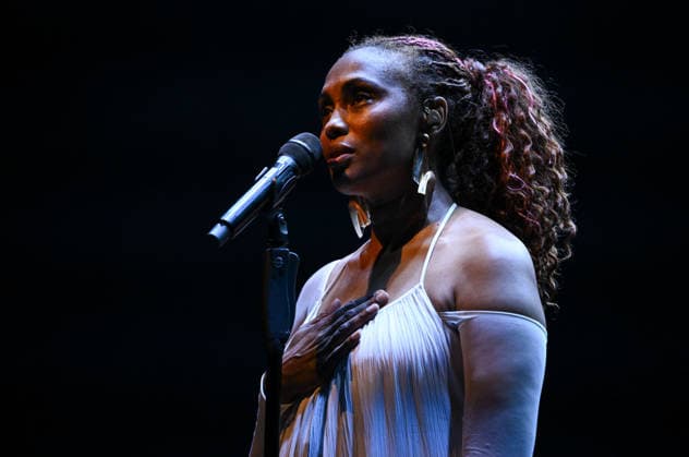 Soul Singer Imany performs live at Harbiye Open Air Theatre in Istanbul ISTANBUL, TURKIYE - JUNE 25: Soul singer Imany performs on stage during her Women Deserve Rage European tour at the Harbiye Cemil Topuzlu Open Air Theatre in Istanbul, Turkiye on June 25, 2026. Saffet Azak Anadolu Istanbul Turkey. Editorial use only. Please get in touch for any other usage.  Copyright: x2026xAnadoluxSaffetxAzakx
