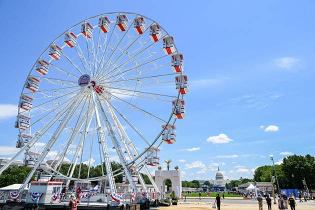 June 25, 2026, Washington, District Of Columbia, United States: The Great American State Fair officially opens on the National Mall in Washington, D.C., as part of the Freedom 250 kickoff celebration. The fair marks the launch of the White House-led Freedom 250 initiative commemorating the upcoming 250th anniversary of the United States and features exhibits, attractions, entertainment, and displays representing all 50 states. Washington United States - ZUMAk206 20260625_znp_k206_009 Copyright: xMattxKaminskyx