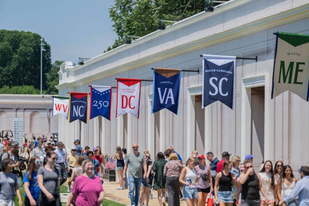 June 25, 2026, Washington, District Of Columbia, United States: The Great American State Fair officially opens on the National Mall in Washington, D.C., as part of the Freedom 250 kickoff celebration. The fair marks the launch of the White House-led Freedom 250 initiative commemorating the upcoming 250th anniversary of the United States and features exhibits, attractions, entertainment, and displays representing all 50 states. Washington United States - ZUMAk206 20260625_znp_k206_013 Copyright: xMattxKaminskyx