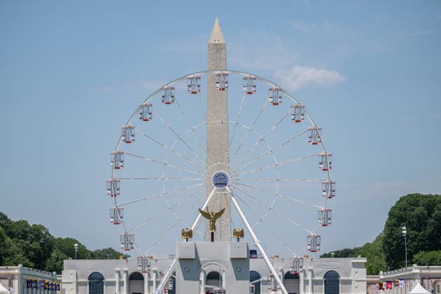 June 25, 2026, Washington, District Of Columbia, United States: The Great American State Fair officially opens on the National Mall in Washington, D.C., as part of the Freedom 250 kickoff celebration. The fair marks the launch of the White House-led Freedom 250 initiative commemorating the upcoming 250th anniversary of the United States and features exhibits, attractions, entertainment, and displays representing all 50 states. Washington United States - ZUMAk206 20260625_znp_k206_016 Copyright: xMattxKaminskyx