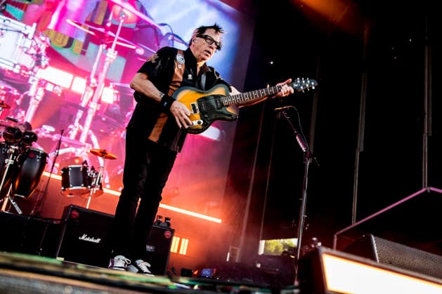 The Offspring live at Tinderbox 2026 Odense, Denmark. 26th, June 2026. The American rock band The Offspring performs a live concert during the Danish music festival Tinderbox 2026 in Odense. Here guitarist Noodles is seen live on stage. Denmark, Odense  Copyright: xGonzalesxPhoto LassexLagonix