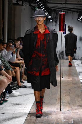 (260625) -- PARIS, June 25, 2026 -- Models present creations from the menswear Spring Summer 2027 collections by Yohji Yamamoto during the Men Paris Fashion Week, in Paris, France, on June 25, 2026. ( Handout via Xinhua) FRANCE-PARIS-MEN FASHION WEEK-YOHJI YAMAMOTO MeetEurope 