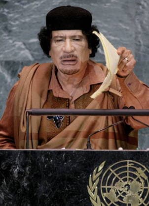 RECORD DATE NOT STATED Muammar Gaddafi (1942 ? 20 October 2011), Colonel Gaddafi, Muammar Gaddafi (1942 ? 20 October 2011), Colonel Gaddafi, was a Libyan revolutionary, politician, and political theorist. He governed Libya as Revolutionary Chairman of the Libyan Arab Republic from 1969 to 1977 and then as the Brotherly Leader of the Great Socialist People s Libyan Arab Jamahiriya from 1977 to 2011. Editorial use only. All other uses to be cleared with the copyright owner (World History Archive), in advance., WHA_105_0012.jpg, Muammar Gaddafi; Colonel Gaddafi; Libyan revolutionary; politician; political theorist; Revolutionary Chairman; Libyan Arab Republic; Brotherly Leader; Great Socialist People s Libyan Arab Jamahiriya; Libya; North Af Copyright: xWorldxHistoryxArchivex