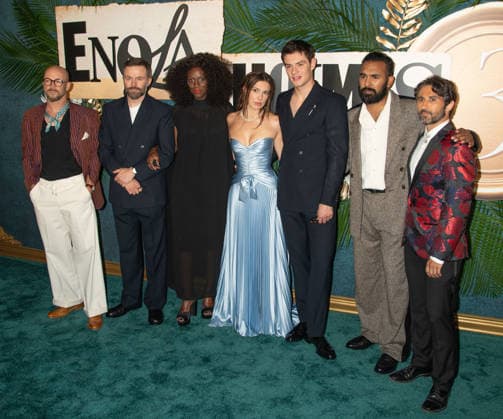 Enola Holmes 3 World Premiere Featuring: Nicholas Aaron, Philip Barantini, Sharon Duncan-Brewster, Millie Bobby Brown, Louis Partridge, Himesh Patel and Joe Azzopard Where: New York, New York, United States When: 26 Jun 2026 Credit: Janet Mayer INSTARimages.com EDITORIAL USE ONLY. NOT FOR USE BY NEWSPAPERS BASED IN THE UK. Copyright: xx instar55805340