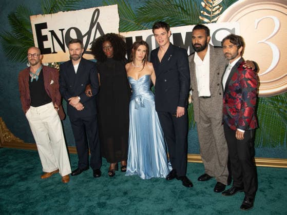 Enola Holmes 3 World Premiere Featuring: Nicholas Aaron, Philip Barantini, Sharon Duncan-Brewster, Millie Bobby Brown, Louis Partridge, Himesh Patel and Joe Azzopard Where: New York, New York, United States When: 26 Jun 2026 Credit: Janet Mayer INSTARimages.com EDITORIAL USE ONLY. NOT FOR USE BY NEWSPAPERS BASED IN THE UK. Copyright: xx instar55805341