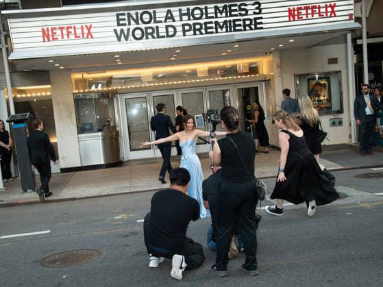 Enola Holmes 3 World Premiere Featuring: Millie Bobby Brown Where: New York, New York, United States When: 26 Jun 2026 Credit: Janet Mayer INSTARimages.com EDITORIAL USE ONLY. NOT FOR USE BY NEWSPAPERS BASED IN THE UK. Copyright: xx instar55805350
