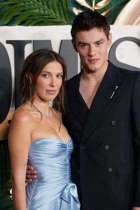Millie Bobby Brown, Louis Partridge at arrivals for ENOLA HOLMES 3 Premiere, The Plaza Hotel, New York, NY, June 25, 2026. Photo By: Kristin Callahan Everett Collection ENOLA HOLMES 3 Premiere PUBLICATIONXNOTxINxCANxCHNxFRAxITAxJPNxNORxPOLxRUSxESPxUKxUSA