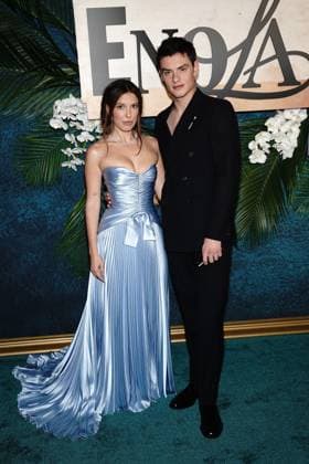 Millie Bobby Brown, Louis Partridge at arrivals for ENOLA HOLMES 3 Premiere, The Plaza Hotel, New York, NY, June 25, 2026. Photo By: Kristin Callahan Everett Collection ENOLA HOLMES 3 Premiere PUBLICATIONXNOTxINxCANxCHNxFRAxITAxJPNxNORxPOLxRUSxESPxUKxUSA