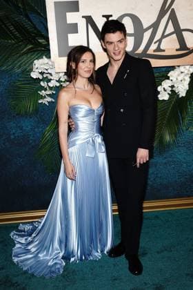 Millie Bobby Brown, Louis Partridge at arrivals for ENOLA HOLMES 3 Premiere, The Plaza Hotel, New York, NY, June 25, 2026. Photo By: Kristin Callahan Everett Collection ENOLA HOLMES 3 Premiere PUBLICATIONXNOTxINxCANxCHNxFRAxITAxJPNxNORxPOLxRUSxESPxUKxUSA